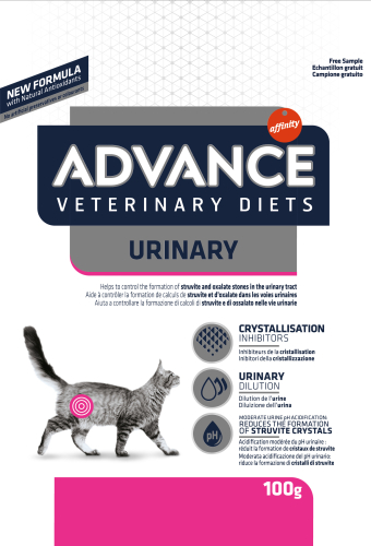 ADVANCE VET CAT URINARY 100G - Barība kaķiem urīntrakta veselībai