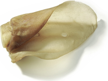 Gardums suņiem - kaltētas teļa ausis, 1kg