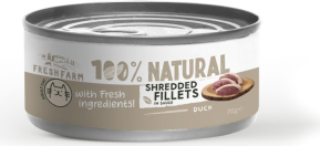 Prefera PF Fresh Farm CAT Shredded fillets in sauce with duck and chicken 70 gr