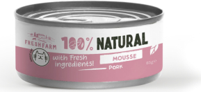 Prefera Fresh Farm CAT Mousse with Pork 85 gr - gaisīga pastete ar cūkgaļu.