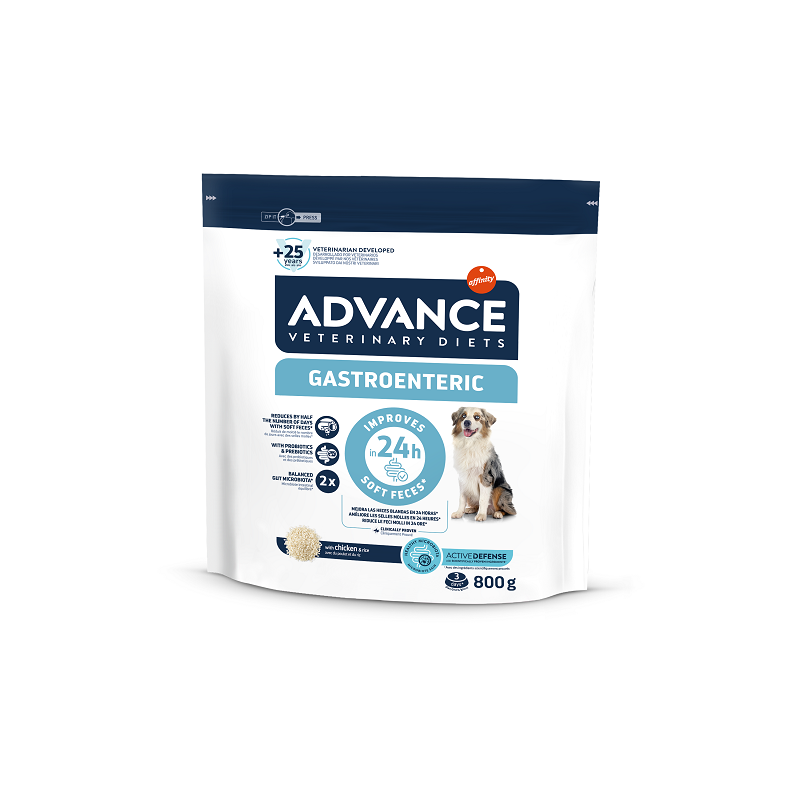 ADVANCE VET DOG GASTROENTERIC 800G - Barība gremošanas trakta veselībai