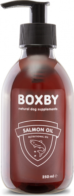 BOXBY NUTRITONAL OIL SALMON OIL 250ML - UZTURA BAGĀTINĀTĀJS (ZIVJU EĻĻA) 250ML